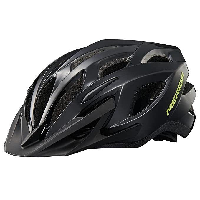 Merida Charger KJ201-Y-1 MTB Cycling Helmet (Matt Black/Shiny Black) - BUMSONTHESADDLE