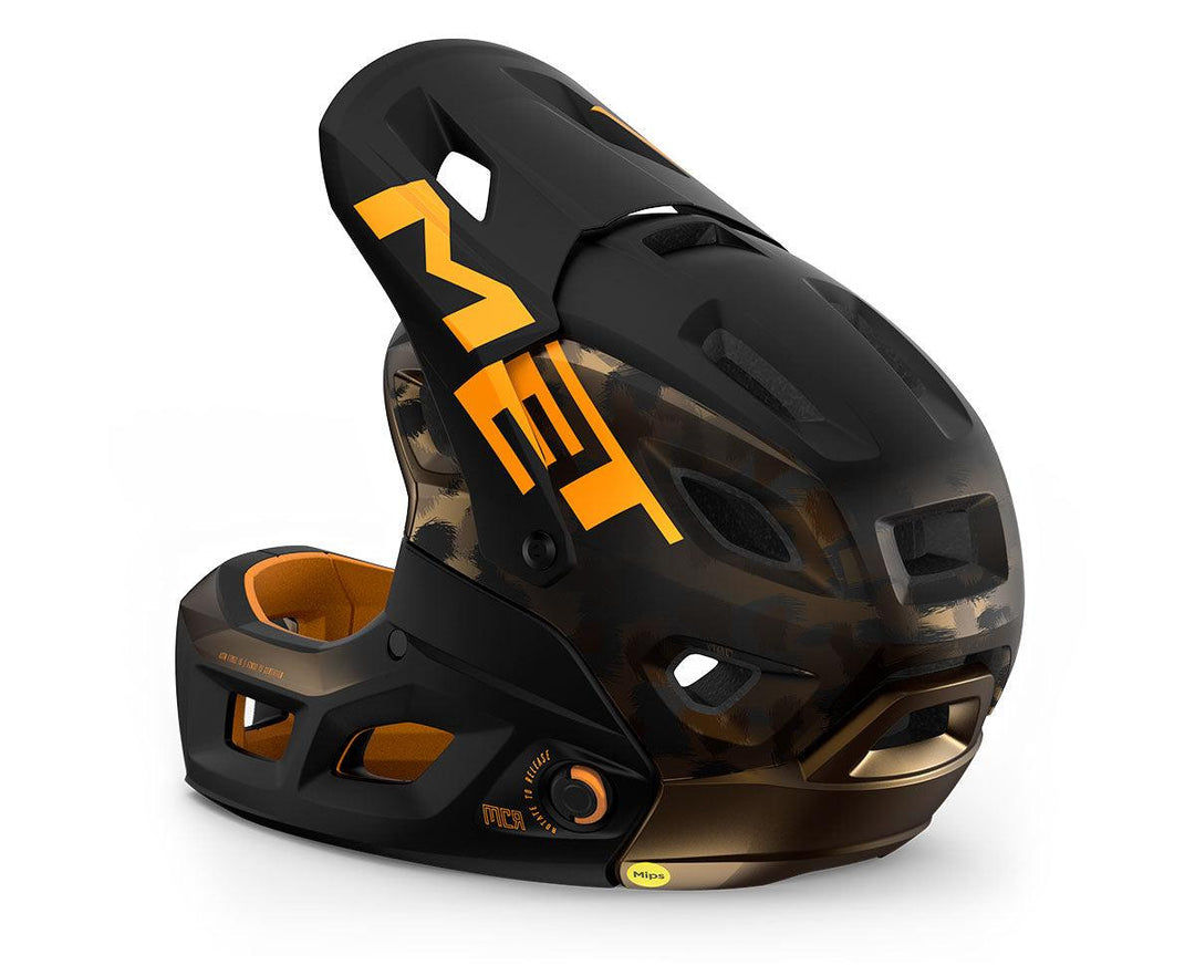 MET Parachute MCR MTB MIPS Cycling Helmet (Bronze Orange Matt) - BUMSONTHESADDLE