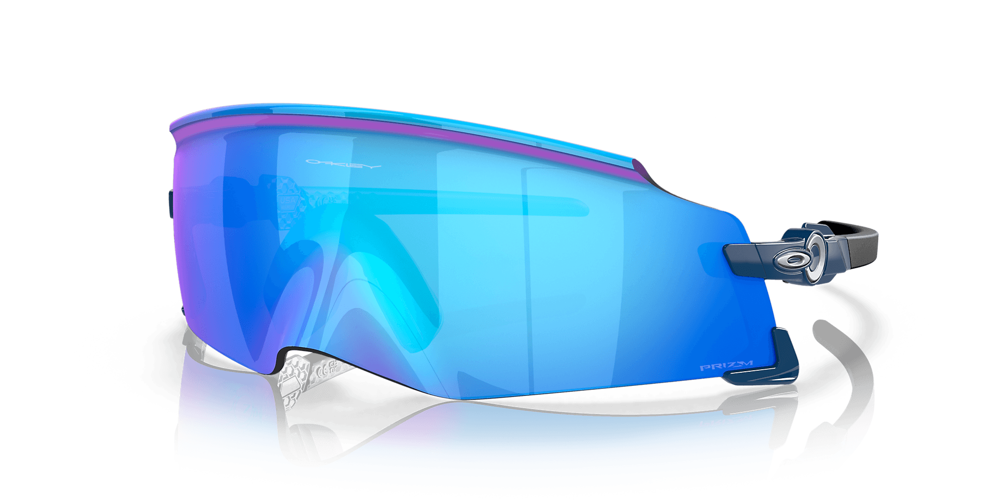 Oakley Kato Sport Sunglasses (Prizm Sapphire/Polished Poseidon 
