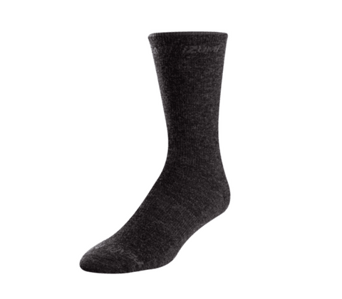 Pearl Izumi Merino Unisex Tall Cycling Socks (Phantom Core) - BUMSONTHESADDLE