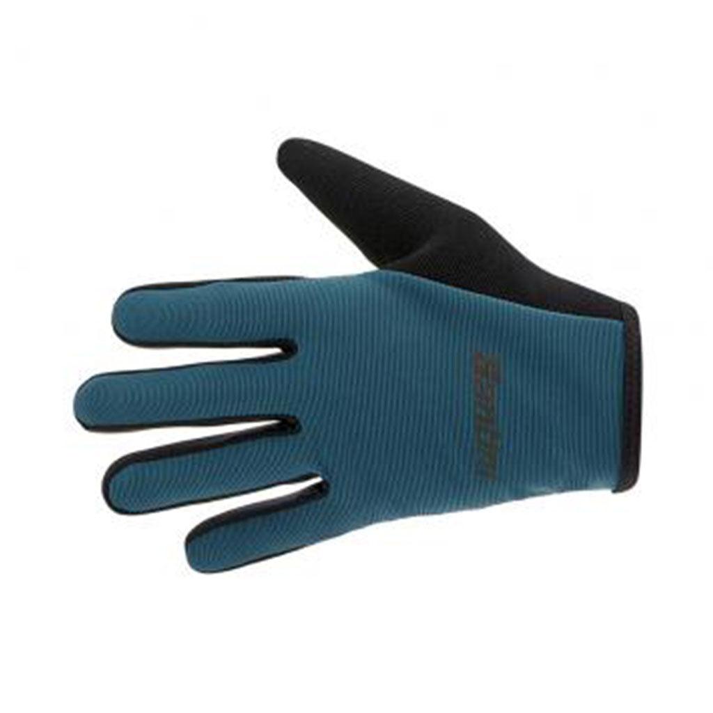 Santini MTB Unisex Full Cycling Gloves (Blue)