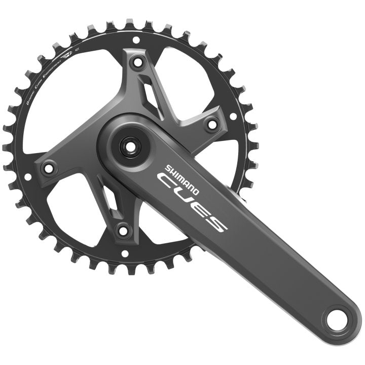 Shimano Cues FC-U6000 Hollowtech II Crankset w/o CG (Black)