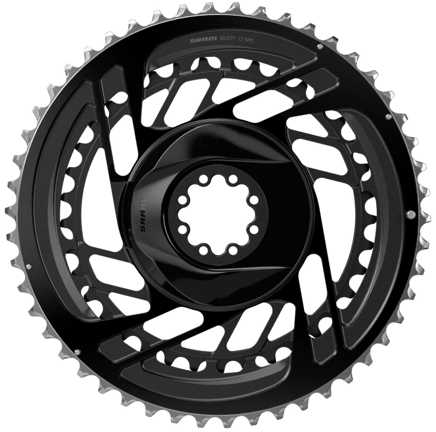 SRAM Force 2x 12 Speed Chainring (Black) - BUMSONTHESADDLE