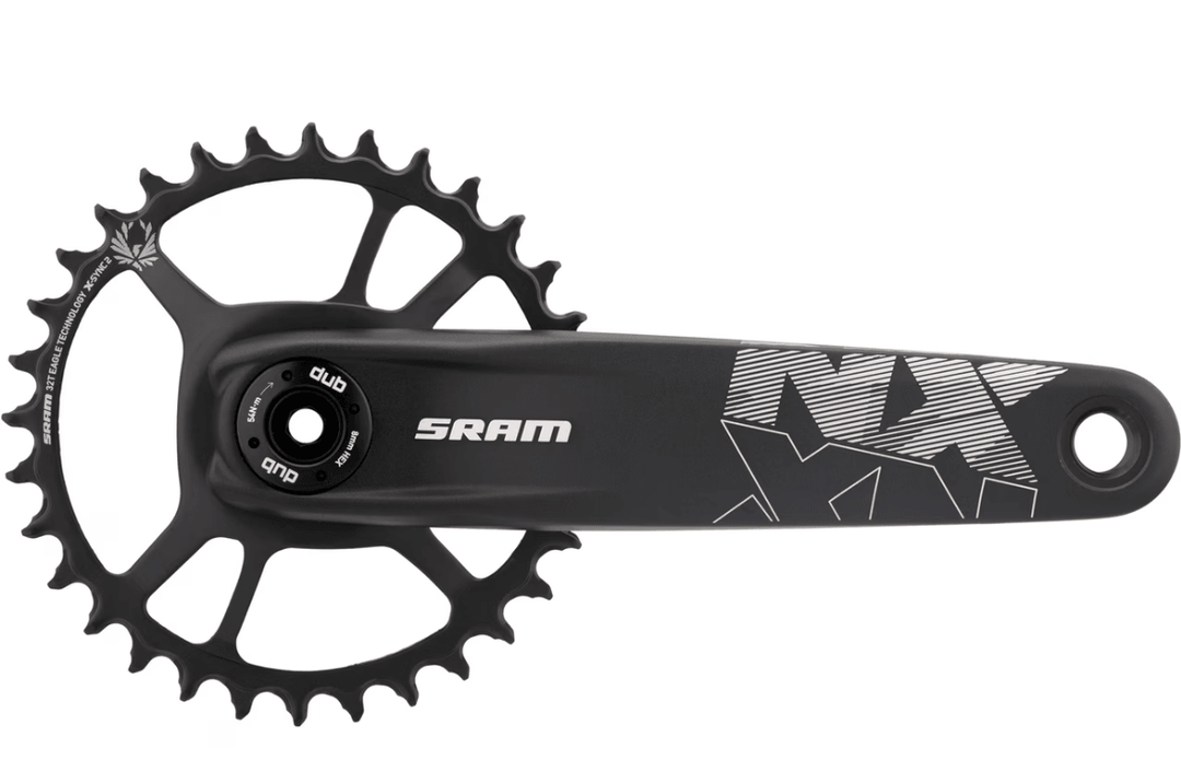 SRAM NX Eagle FC-NX-1-C1 Dub Crankset (Black) - BUMSONTHESADDLE