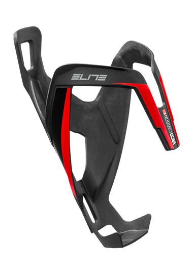 Elite Vico Carbon Botte Cage (Mat-Red Graphic)