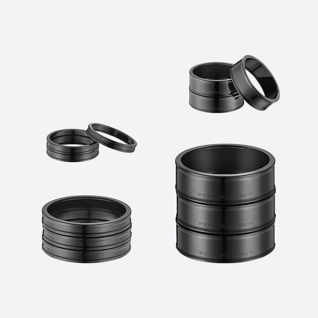 Token Zenith Headset Spacer (Black) - BUMSONTHESADDLE