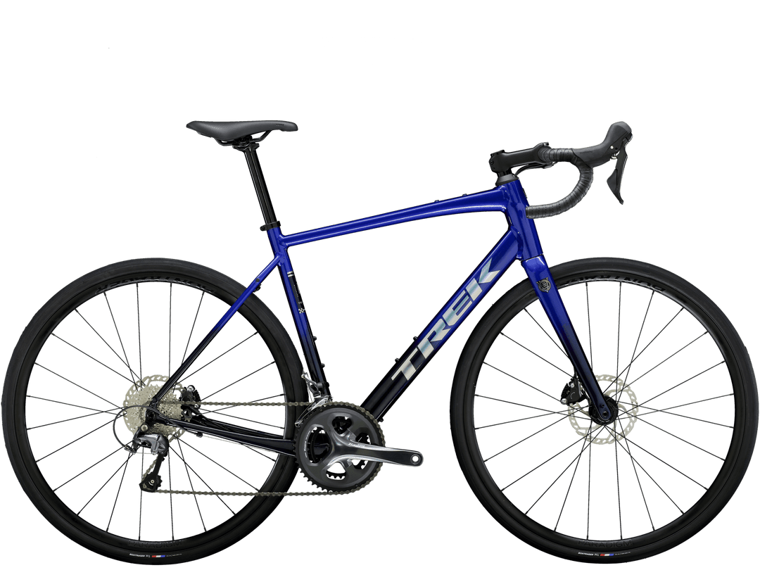 Trek Domane AL 4 Gen 4 (Hex Blue to Marianas Blue Fade) - BUMSONTHESADDLE