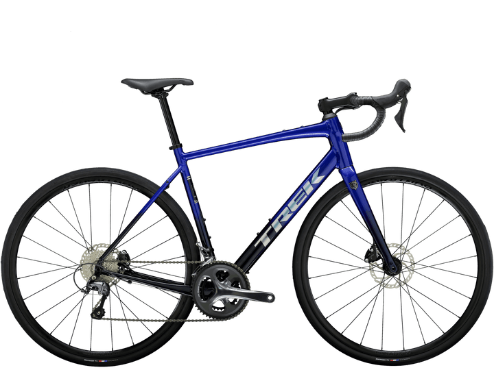 Trek Domane AL 4 Gen 4 (Hex Blue to Marianas Blue Fade) - BUMSONTHESADDLE