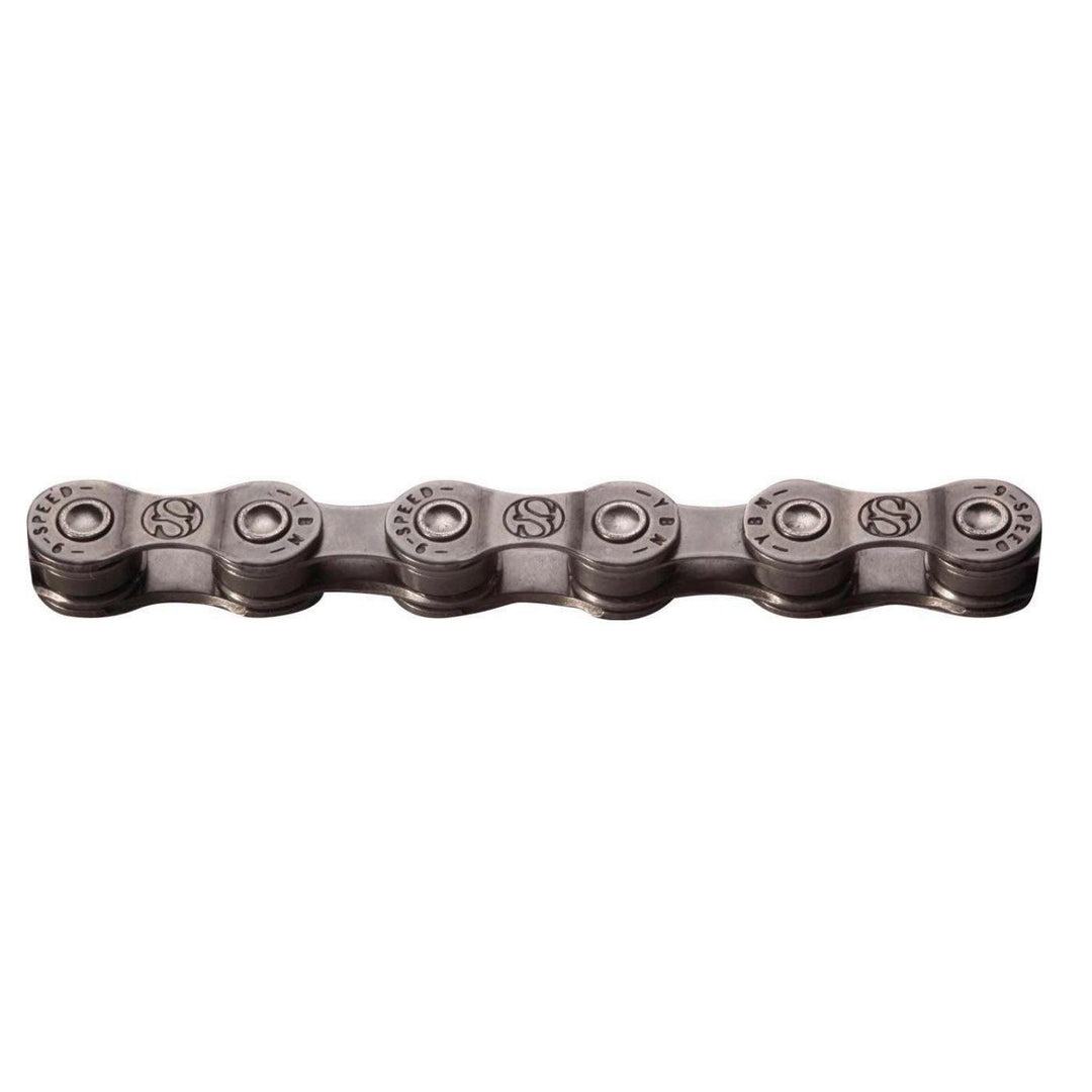 YBN 9 Speed Chain (Grey/Grey) - BUMSONTHESADDLE