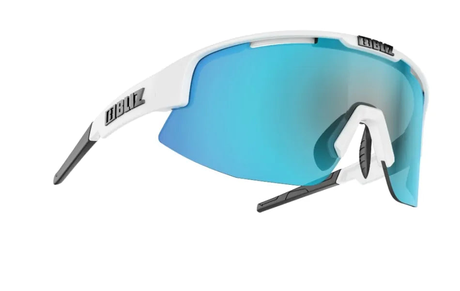 Bliz Matrix Glasses (Shiny White) – BUMSONTHESADDLE