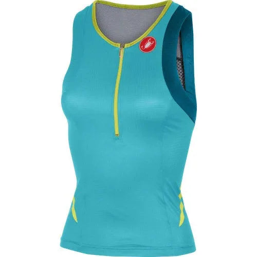 Castelli Free Women's Tri Singlet (Pastel Blue/Caribbean)
