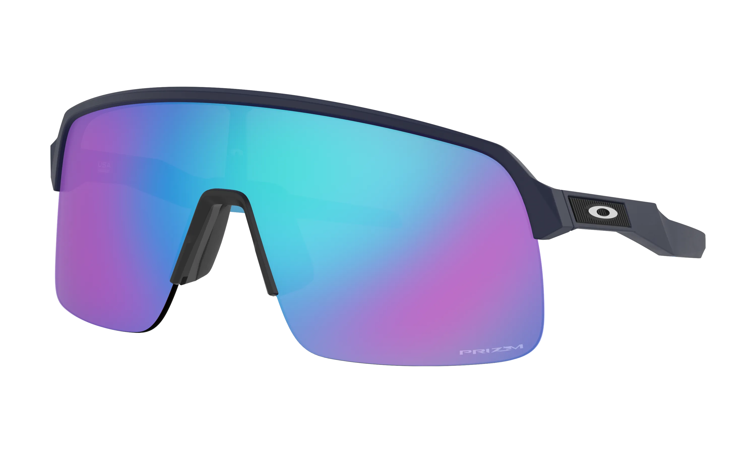 Oakley Sutro Lite Sunglasses (Prizm Sapphire Lenses, Matte Navy
