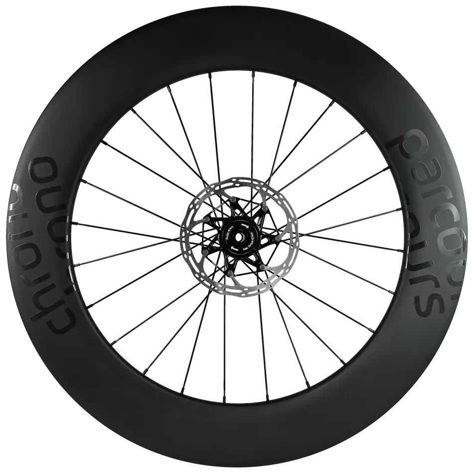 Parcours Chrono Max Carbon Tubeless Ready Disc Brake Wheel - Shimano/Sram (Black)