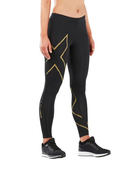 2xu gold compression tights on sale