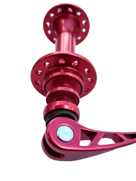 ABC Road Cartridge Bearing Rim Brake Front Hub (Red) - BUMSONTHESADDLE