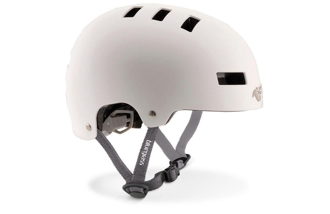 Bluegrass Superbold CE MTB Cycling Helmet (White/Matt) - BUMSONTHESADDLE