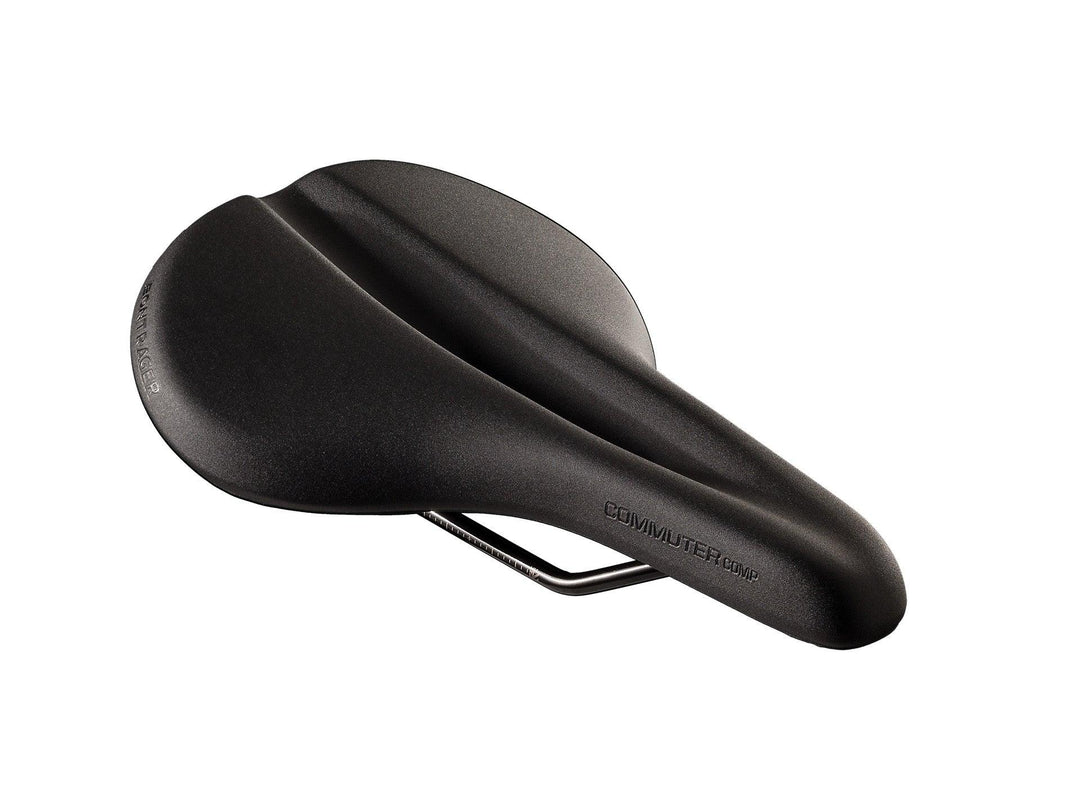 Bontrager Commuter Comp Bike Saddle (Black) - BUMSONTHESADDLE