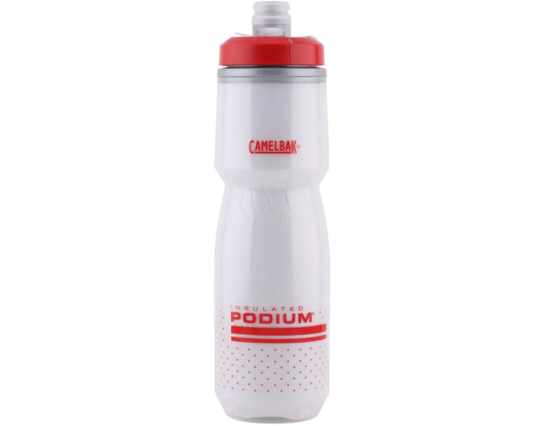 Camelbak Podium Chill Bottle (Fiery Red/White) - BUMSONTHESADDLE