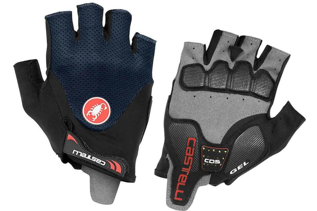 Castelli Arenberg Gel 2 Mens Cycling Gloves (Savile Blue) - BUMSONTHESADDLE