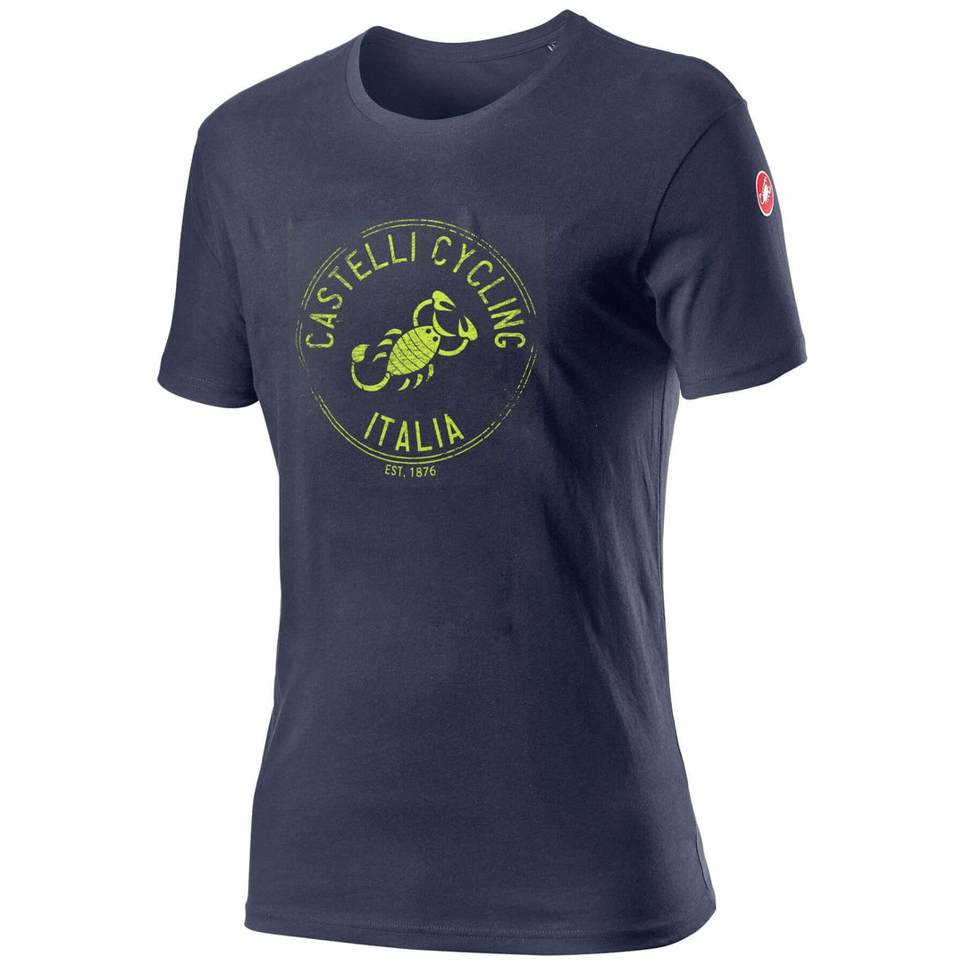 Castelli Armando T-Shirt (Dark Steel Blue) - BUMSONTHESADDLE
