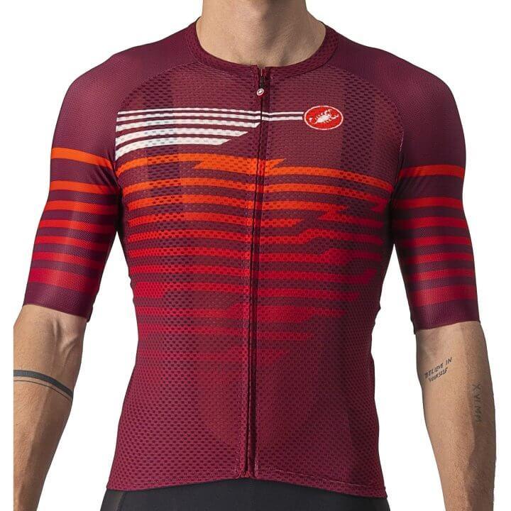 Castelli Climbers Mens Cycling Jersey (Bordeaux/Red)