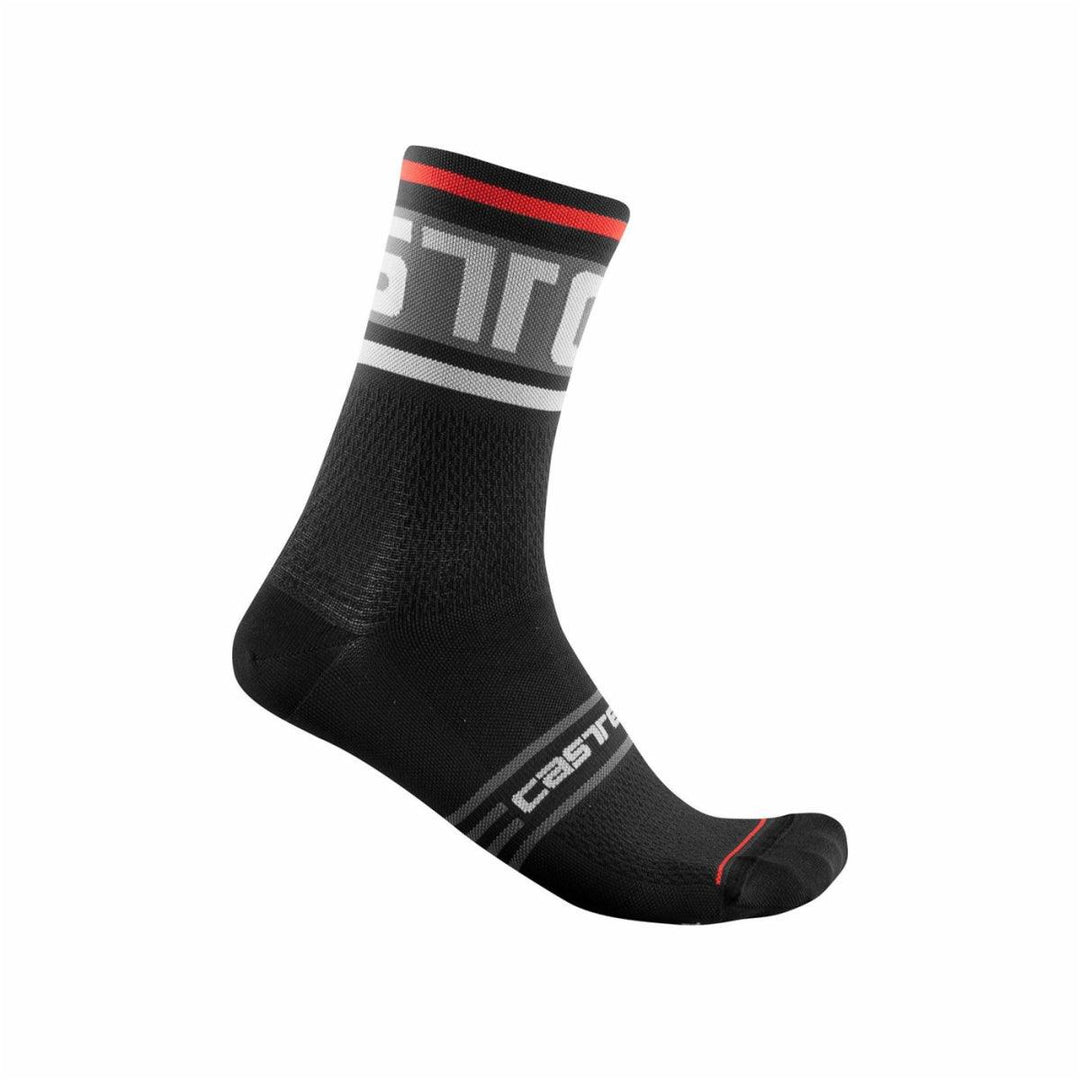 Castelli Prologo 15 Mens Cycling Socks (Black) - BUMSONTHESADDLE