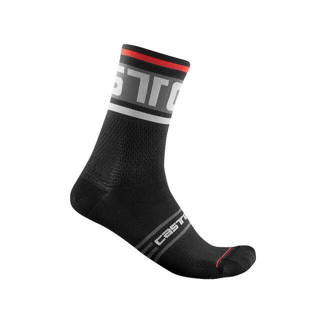 Castelli Prologo 15 Sock (Black) - BUMSONTHESADDLE