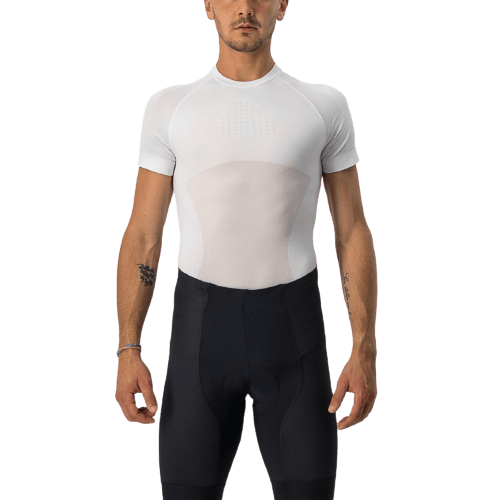 Castelli Seamless SS Mens Cycling Baselayer (White)