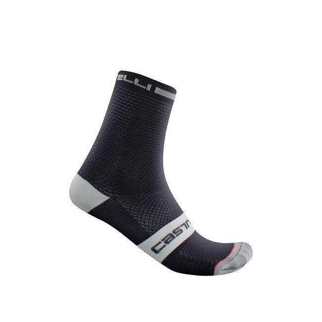 Castelli Superleggera T12 Mens Cycling Socks (Savile Blue) - BUMSONTHESADDLE