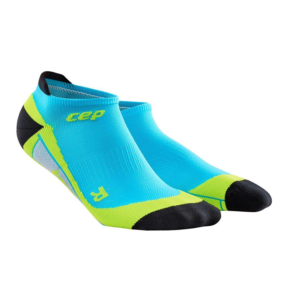 CEP Compression Dynamic+ No Show Socks (Hawaii Blue/Green) - BumsOnTheSaddle