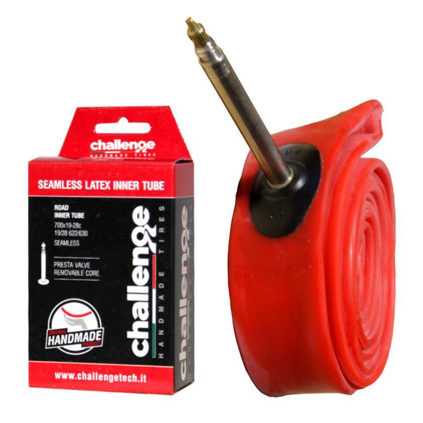 Challenge Latex 700x23-28C 48mm Presta Road Tube - BUMSONTHESADDLE