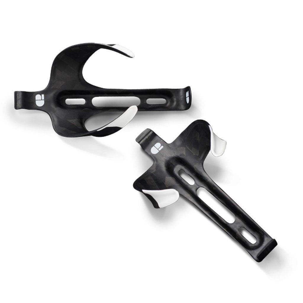Chapter2 Carbon Bottle Cage (Black/White) - BUMSONTHESADDLE