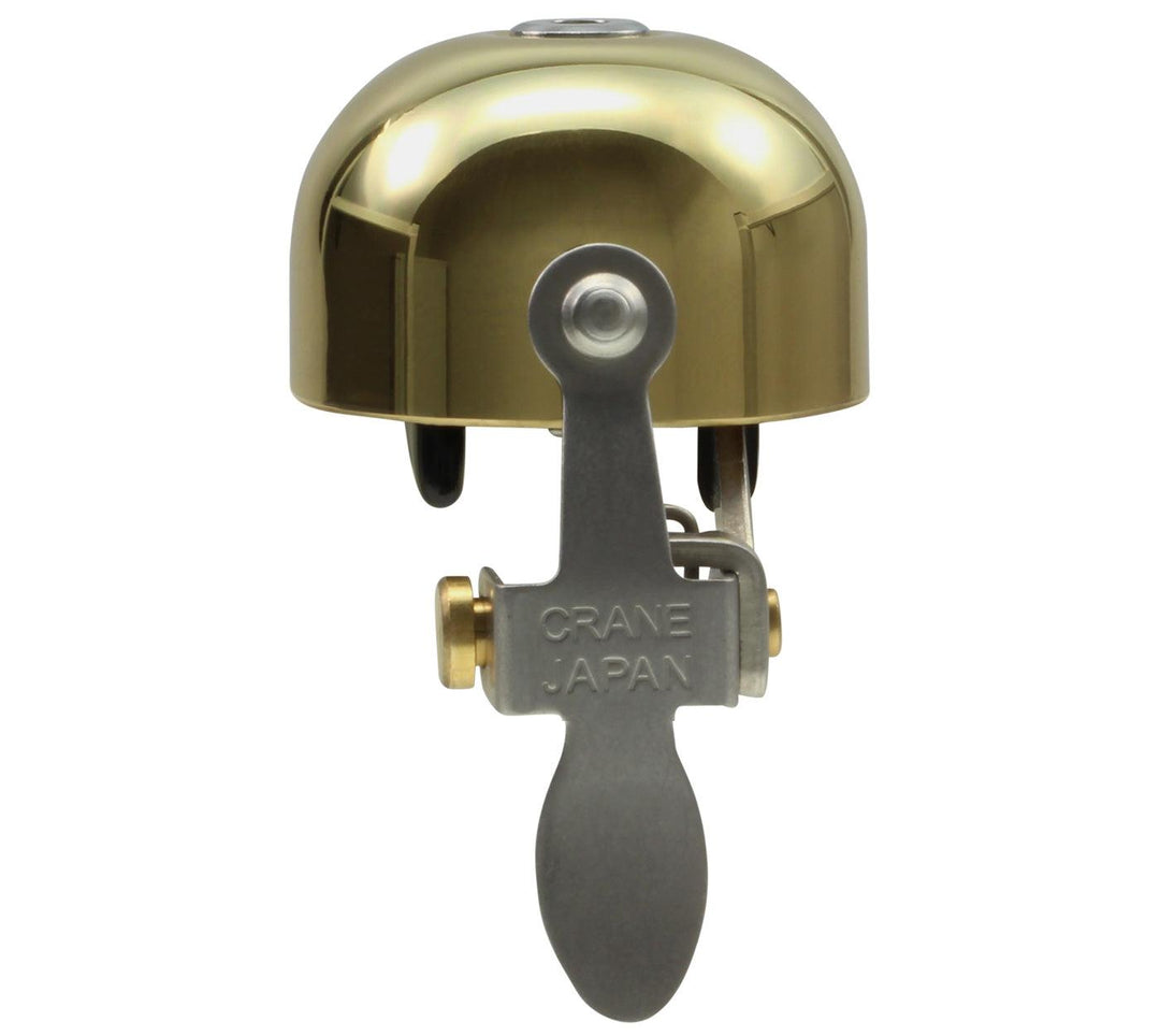 Crane E-NE Clamp Band Mount Bell (Polished Gold) - BUMSONTHESADDLE