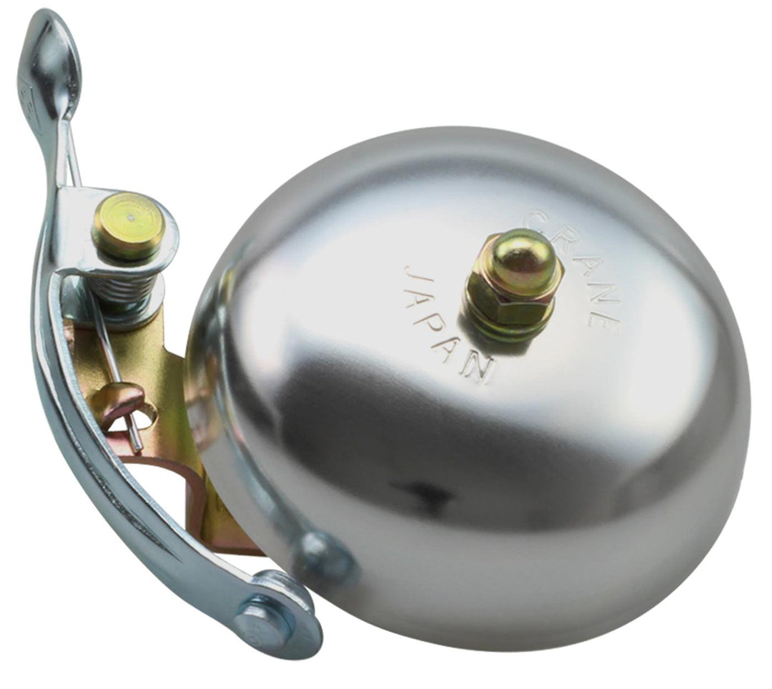 Crane Suzu Steel Band Mount Bell (Matte Silver) - BUMSONTHESADDLE