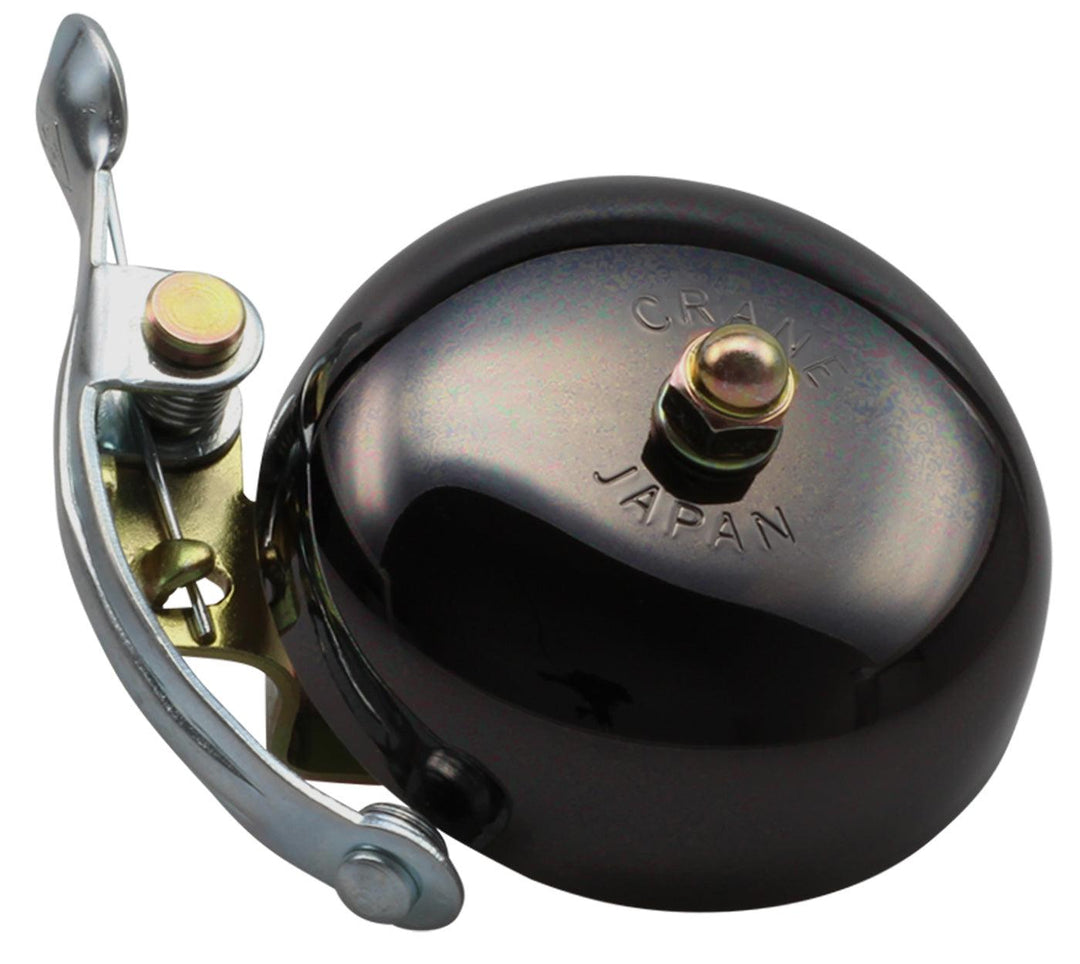 Crane Suzu Steel Band Mount Bell (Neo Black) - BUMSONTHESADDLE