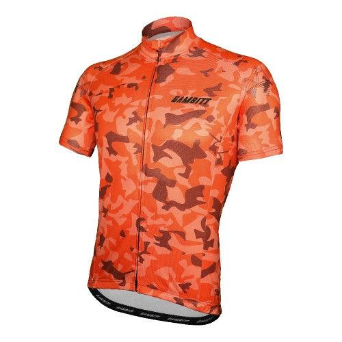 Gambitt Cruiser Mens Cycling Jersey (Red) - BUMSONTHESADDLE