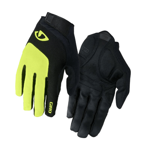 Giro Bravo Gel LF Mens Cycling Gloves(Highlight Yellow) - BUMSONTHESADDLE