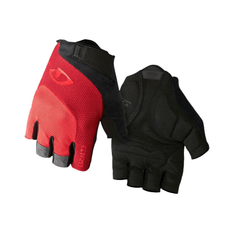 Giro Jag Mens Cycling Gloves (Trim Red) - BUMSONTHESADDLE