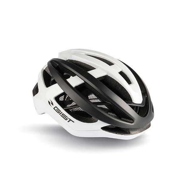 Gist Sonar Road Cycling Helmet (White/Black) - BUMSONTHESADDLE