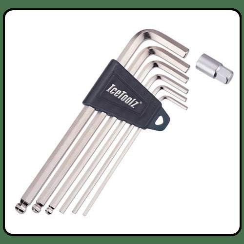 IceToolz Hex Key Set - Blister Card - BUMSONTHESADDLE