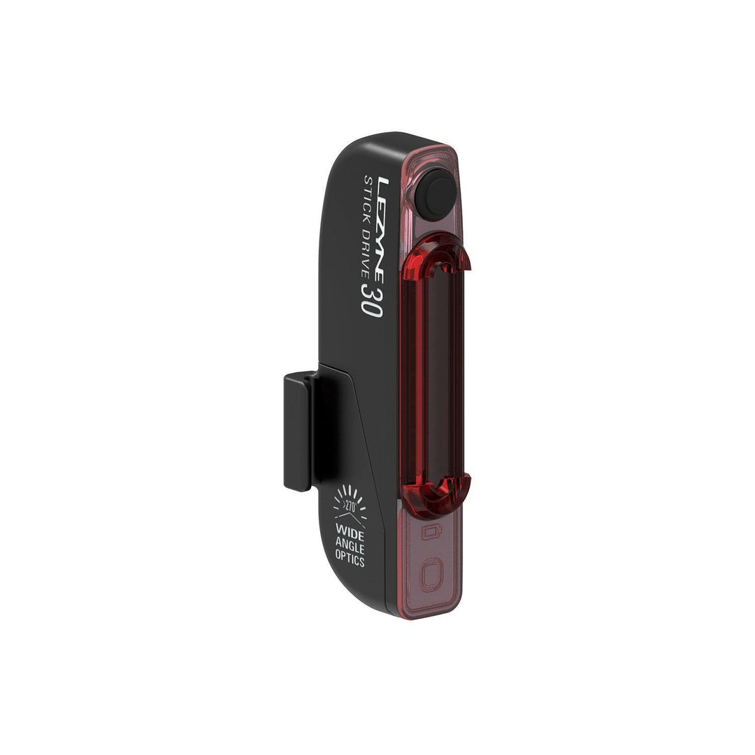 Lezyne Stick Drive 30 Rear Light (Black) - BUMSONTHESADDLE