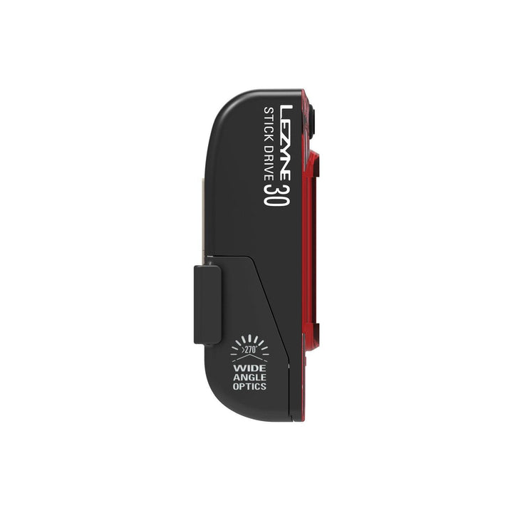 Lezyne Stick Drive 30 Rear Light (Black) - BUMSONTHESADDLE
