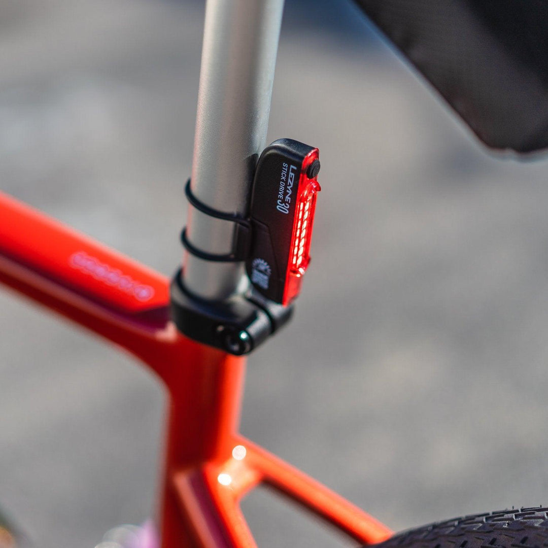 Lezyne Stick Drive 30 Rear Light (Black) - BUMSONTHESADDLE