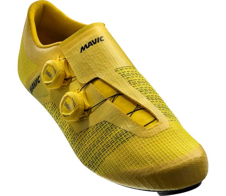 Mavic Cosmic Ultimate III Road Cycling Shoes (Yellow) - BUMSONTHESADDLE