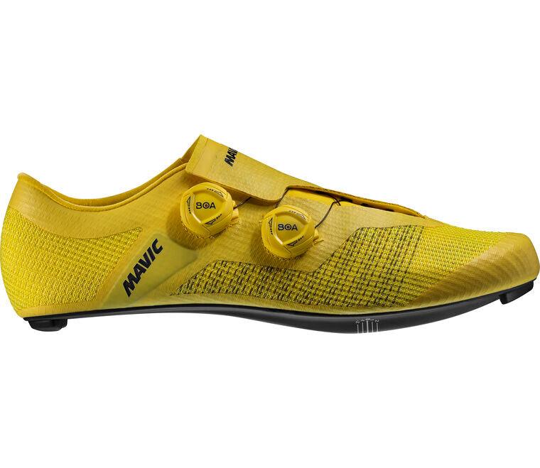 Mavic Cosmic Ultimate III Road Cycling Shoes (Yellow) - BUMSONTHESADDLE