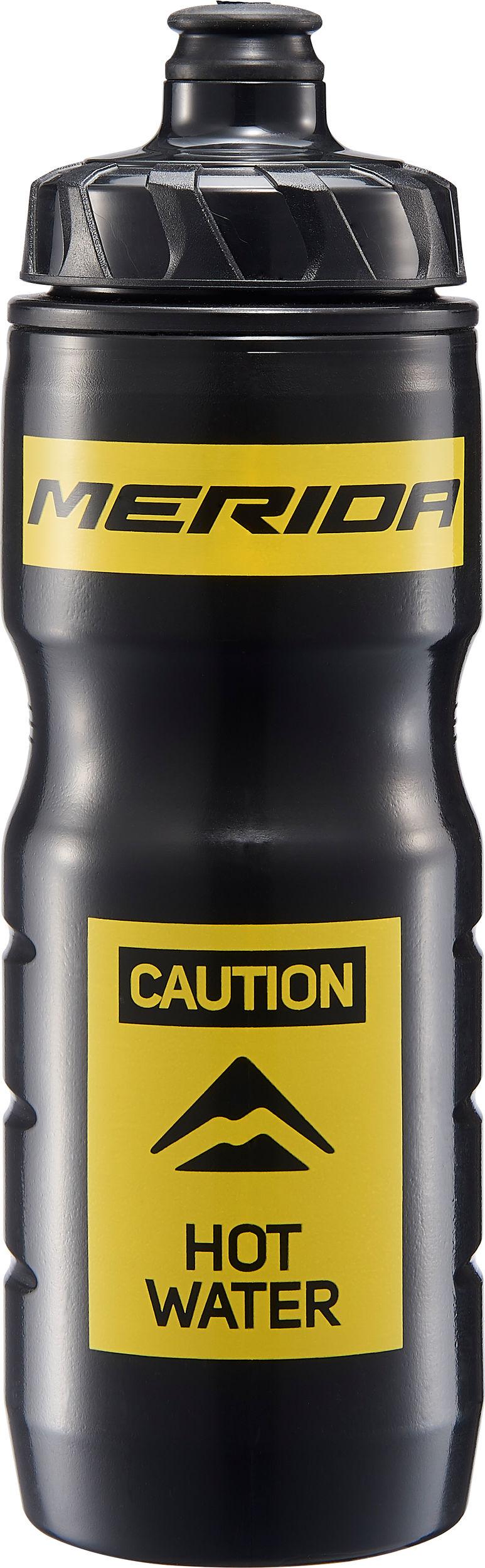 Merida Caution Thermos Bottle (Black/Yellow) - BUMSONTHESADDLE