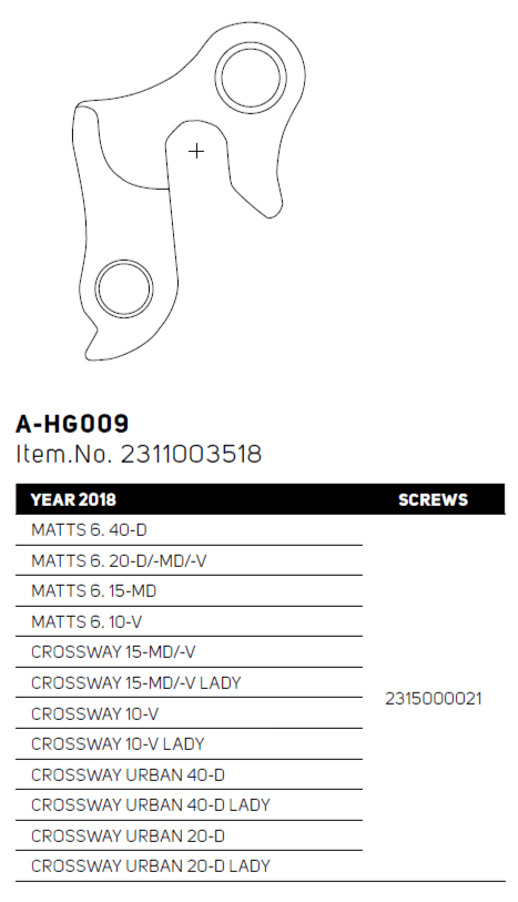 Merida DH-10 Derailleur Hanger - BUMSONTHESADDLE