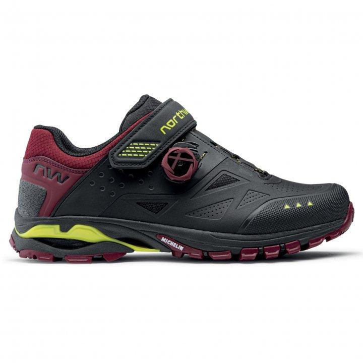 Northwave Spider Plus MTB Cycling Shoes (Black/Plum)