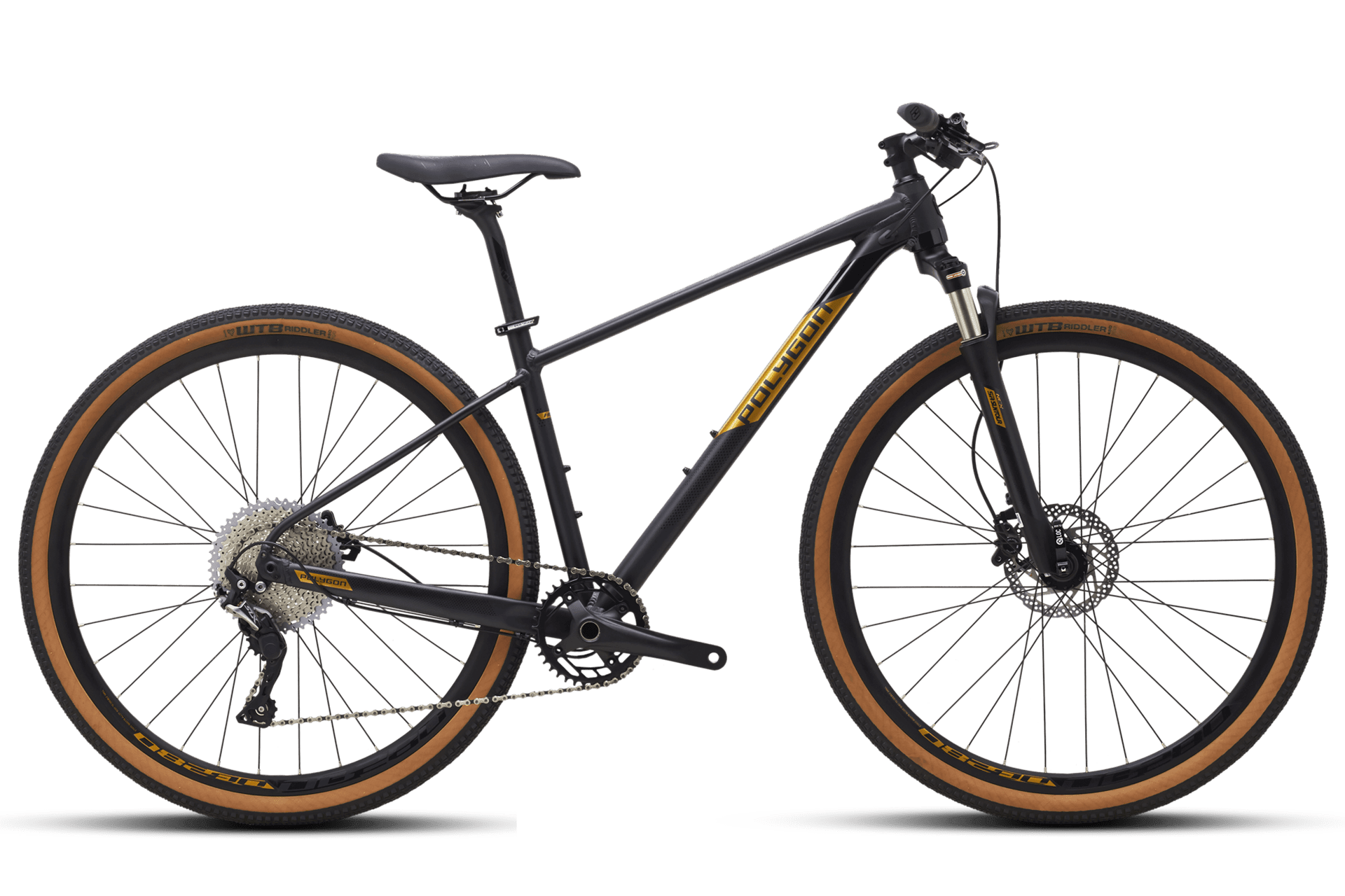 Polygon Heist X7 (Black/Gold) – BUMSONTHESADDLE