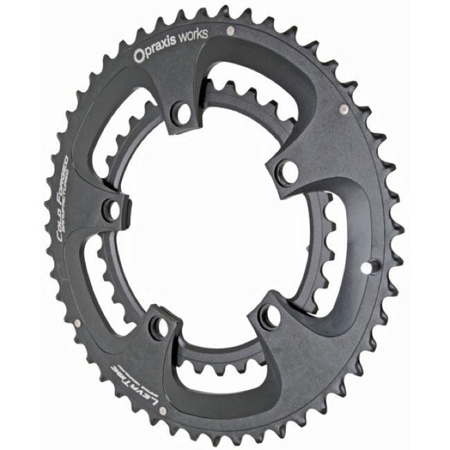 Praxis Buzz 10/11/12 Speed Chainring (Black) - BUMSONTHESADDLE